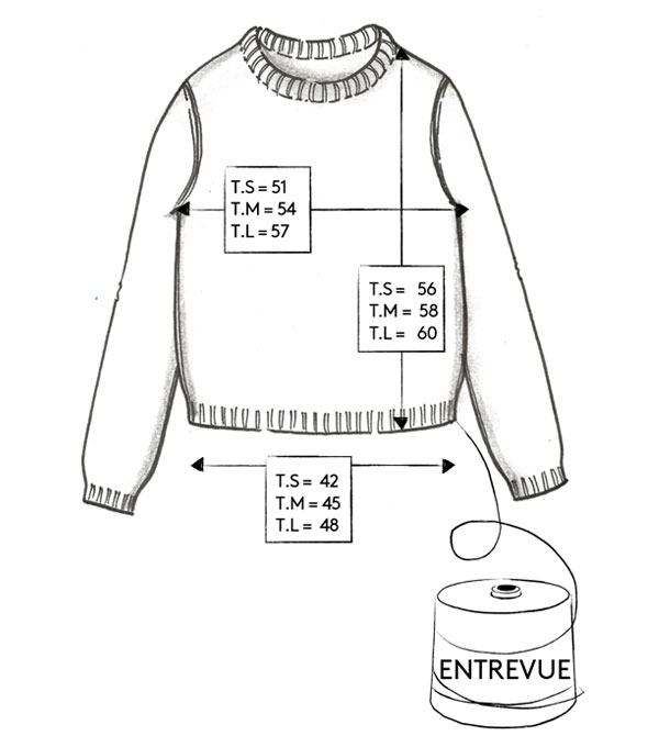 Correspondance de tailles du polo ENTREVUE